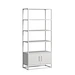 4 tier metal bookshelf